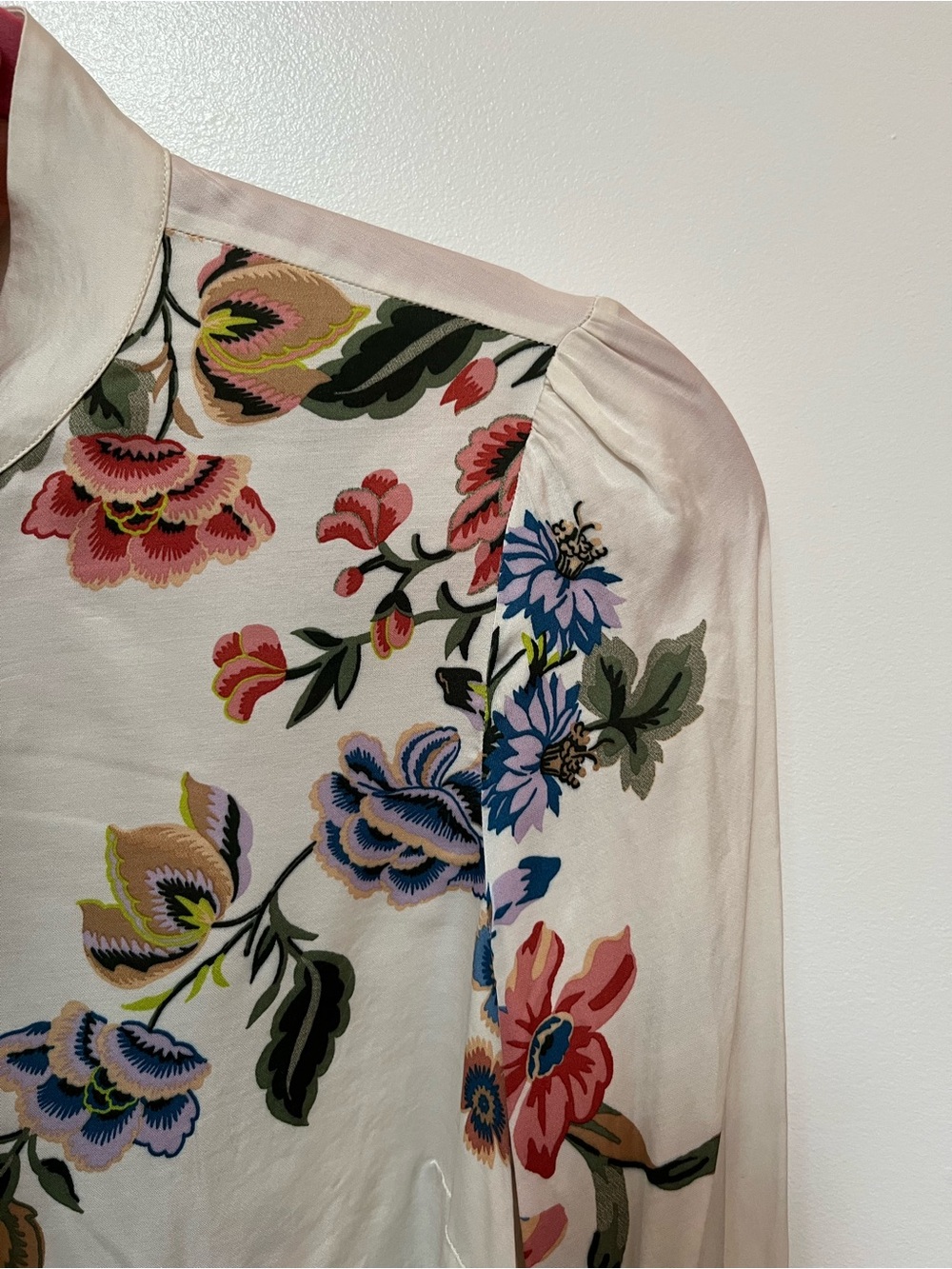 Massimo Dutti flower print blouse - Picture 7 of 13